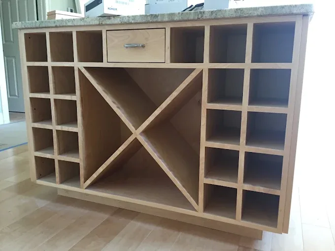Custom wine storage cabinetry and specialty millwork